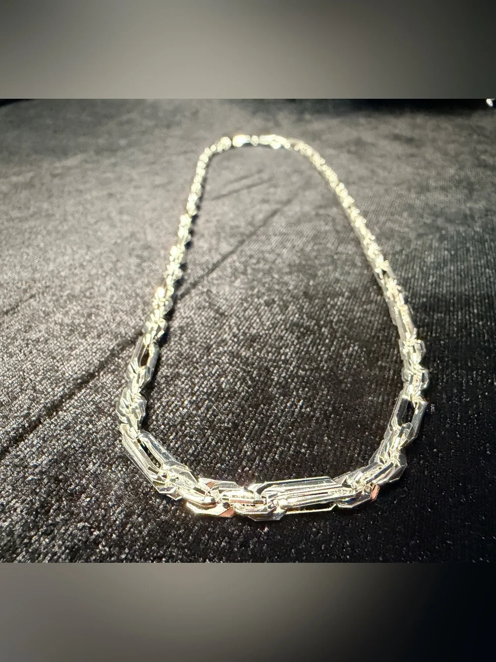 Figarope Milano Italy 925 Stamped Silver filled Necklace 22in 5MM 27.6g